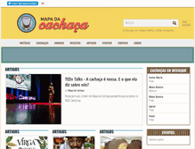 Tablet Screenshot of mapadacachaca.com.br